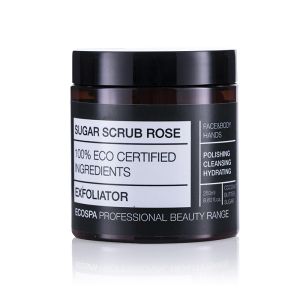 Захарен скраб за лице и тяло с Роза EcoSpa Sugar Scrub Rose 250ml 