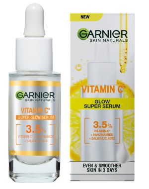 Изсветляващ серум Garnier Vitamin C Glow Face Serum 30ml
