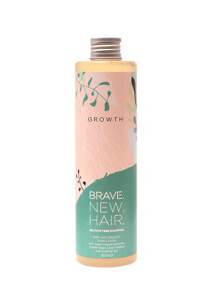 Безсулфатен шампоан за стимулиране на растежа и защита на косата от косопад BRAVE NEW HAIR Growth 250ml