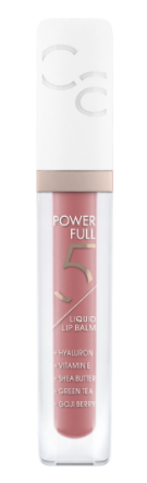 Течен балсам за устни с цвят Catrice Power Full 5 Liquid Lip Balm 4.5ml 010 Glossy Apricot