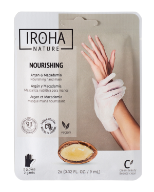 Омекотяваща маска за сухи ръце с Арган Iroha Nourishing Gloves Mask for Hands - Argan