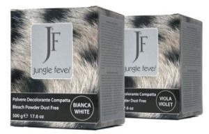 Обезцветяваща супра за коса - бяла Jungle Fever Bleach Powder Dust Free  - White 500g