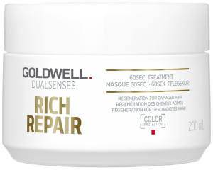 Възстановяваща маска за суха и изтощена коса Goldwell Dualsenses Rich Repair Restoring 60Sec Treatment 200ml