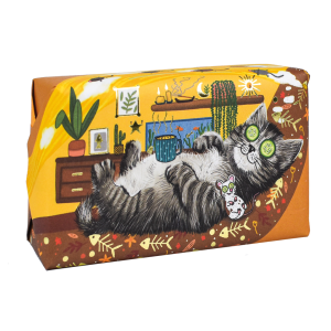 Луксозен растителен сапун - Коте The English Soap Company Wonderful Animals Cat Luxury Vegetable Soap 190g 