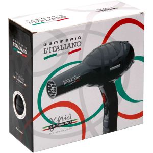 Сешоар GammaPiu L'Italiano Black Hair Dryer 1700-2000W 