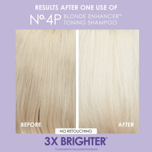 Матиращ шампоан за възстановяване и неутрализиране на нежелани оттенъци Olaplex Nº4P Blonde Enchacer Toning Shampoo 250ml