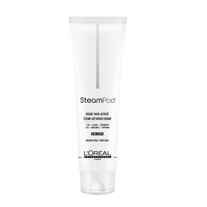 Термозащитен изглаждащ крем за плътна коса Loreal Professionnel Steampod Smoothing Cream 150ml