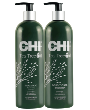 Ревитализиращ комплект  с чаено дърво шампоан и балсам CHI Tea Tree Oil 