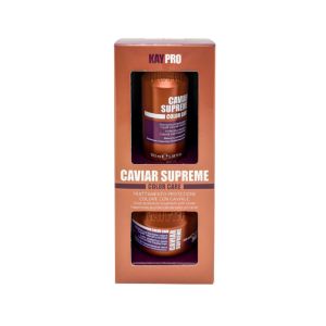 Мини комплект за боядисана коса с шампоан + маска KAYPRO Caviar Supreme Mini Size Kit 2x100ml
