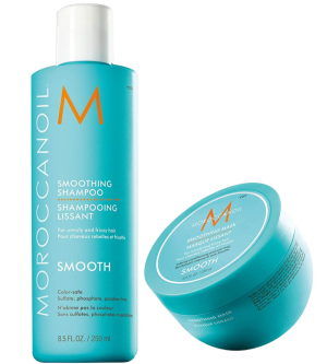 Изглаждащ комплект Moroccanoil Smoothing Set Shampoo + Mask