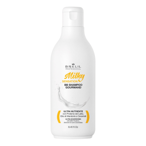 Интензивно подхранващ шампоан с млечни протеини и серамиди Brelil BB Milky Sensation Shampoo