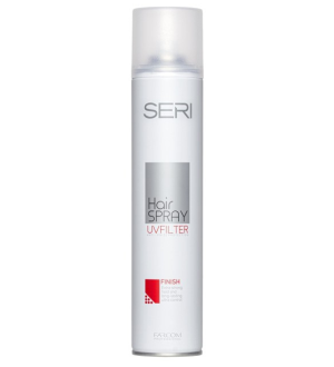 Лaк за коса супер силна фиксация с UV филтър и Анти-фриз ефект Farcom Seri Finish Hairspray 400ml