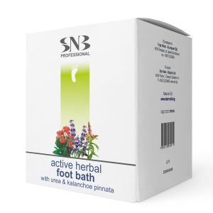 Активни соли за педикюр SNB Active Herbal Foot Bath with Urea & Kalanchoe Pinnata 200g (10x20g)