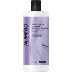 Brelil Numero Smoothing Shampoo with Avocado Oil for frizzy, unruly Hair 