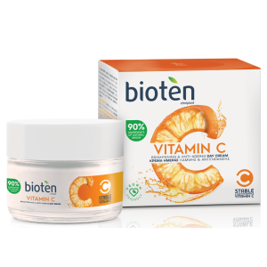Озаряващ дневен крем против бръчки с Витамин С Bioten Vitamin C Brightening & Anti-Ageing Day Cream 50ml 
