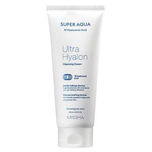 Почистващ крем с 10 вида хиалуронова киселина Missha Super Aqua Ultra Hyaluron Cleansing Cream 200ml 