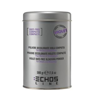Обезцветяваща супра за коса Echosline Violet Dust Free Bleaching Powder 500g