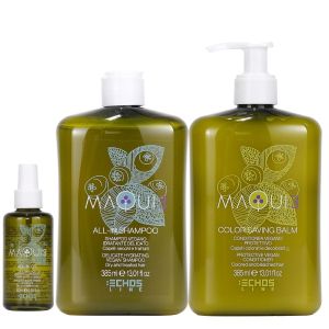 Подхранващ комплект за боядисана коса Echosline MAQUI3 Nourishing Set for Colored Hair Shampoo + Conditioner+Oil