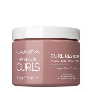 Възстановяваща маска без отмиване за къдрава коса Lanza Healing Curls Restore Moisture Treatment 177ml