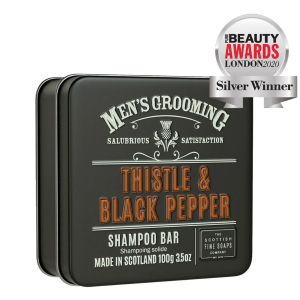 Сапун - шампоан за коса с Трън и Пипер Scottish Fine Soaps Men's Grooming Thistle & Black Pepper Shampoo Bar Soap 100g 