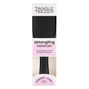 Tangle Teezer The Wet Detangler Hairbrush for All Hair Types Black 