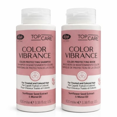 Мини сет за боядисана коса с шампоан и маска Lisap Top Care Color Vibrance 2 x 100 мл