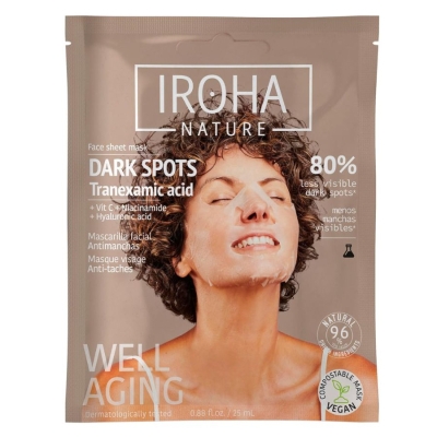 Маска против тъмни петна с транексамова киселина Iroha Dark Spot Sheet Mask with Tranexamic Acid 25 ml