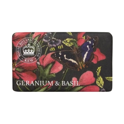 The English Soap Company KEW Geranium & Basil 240g 