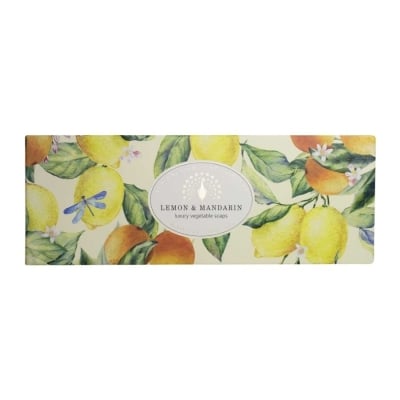 The English Soap Company Lemon & Mandarine Soap 3x100g
