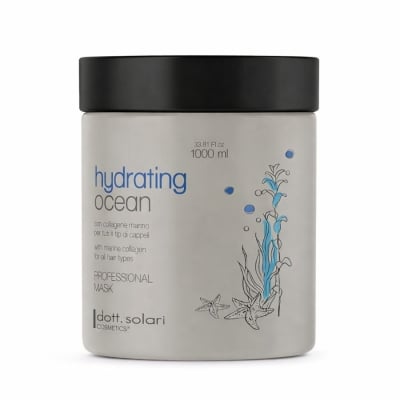 Хидратираща маска с морски колаген за блясък, мекота и лесно разресване Dott Solari Professional Mask Hydrating Ocean 1000 ml